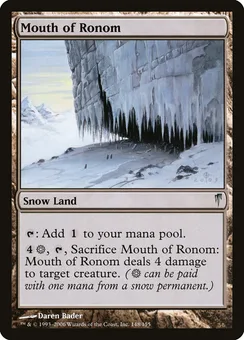 Mouth of Ronom, Normal