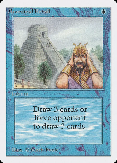 Ancestral Recall, Unlimited Edition #48