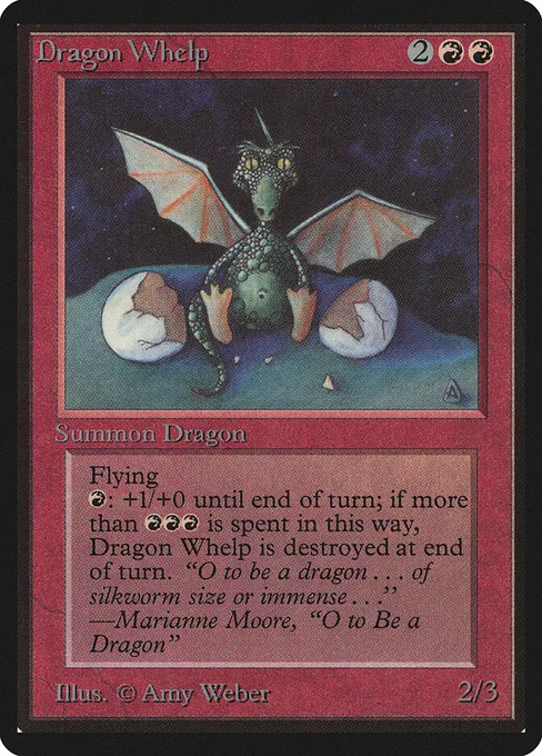 Dragon Whelp, Limited Edition Beta #142