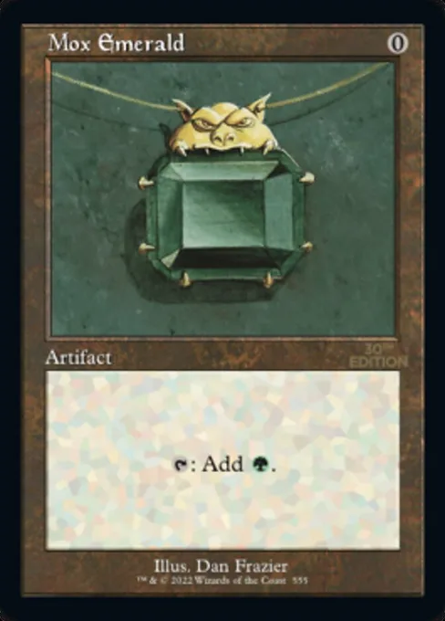 Mox Emerald, 30th Anniversary Edition #555