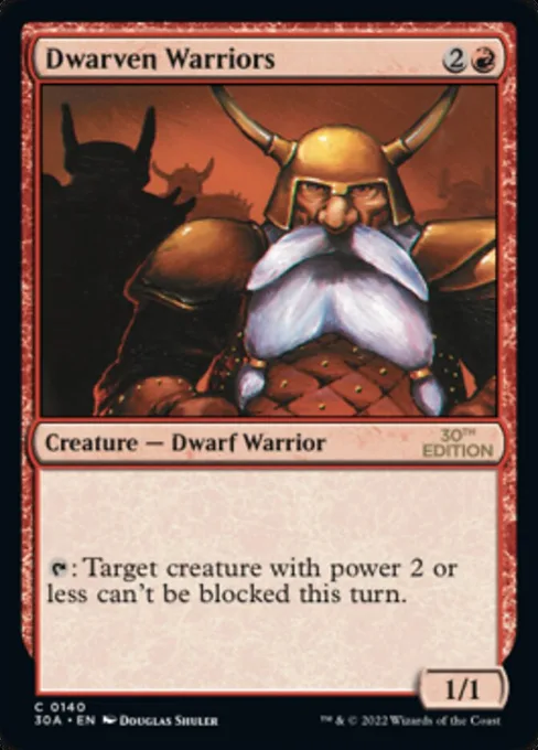 Dwarven Warriors, 30th Anniversary Edition #140