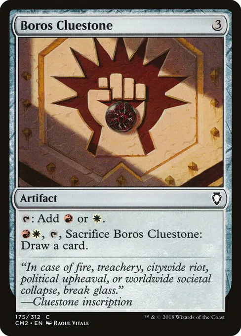 Boros Cluestone, Commander Anthology Volume II #175