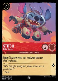 Stitch - Little Rocket, Normal