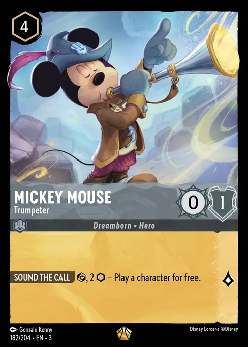 Mickey Mouse - Trumpeter, Into the Inklands #182