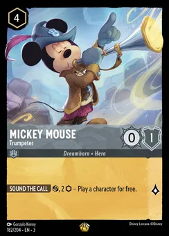 Mickey Mouse - Trumpeter, Normal