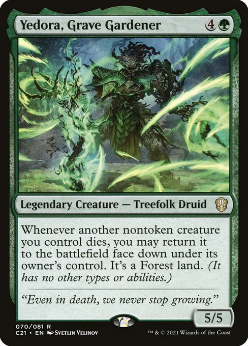 Yedora, Grave Gardener, Commander 2021 #70