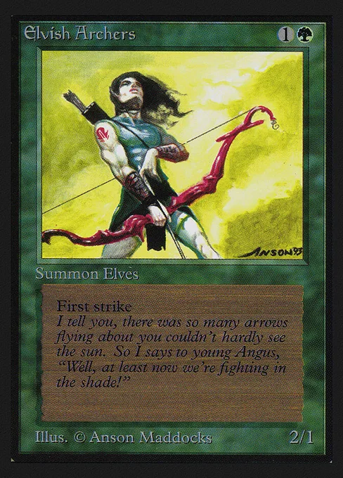 Elvish Archers, Intl. Collectors' Edition #192