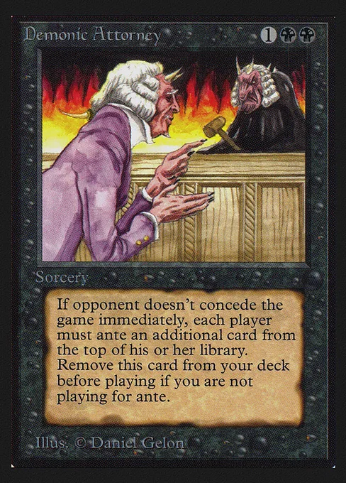 Demonic Attorney, Collectors' Edition #103