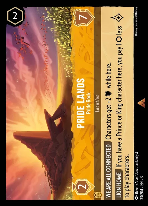 Pride Lands - Pride Rock, Into the Inklands #33