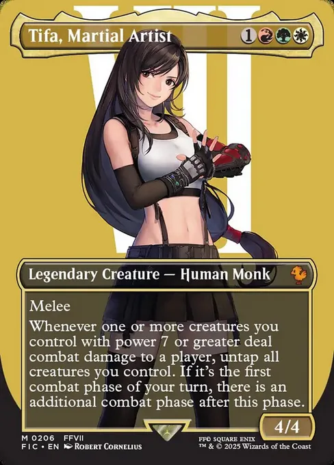 Tifa, Martial Artist, Final Fantasy Commander #206