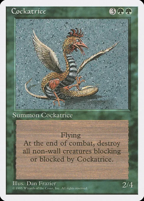 Cockatrice, Fourth Edition #237