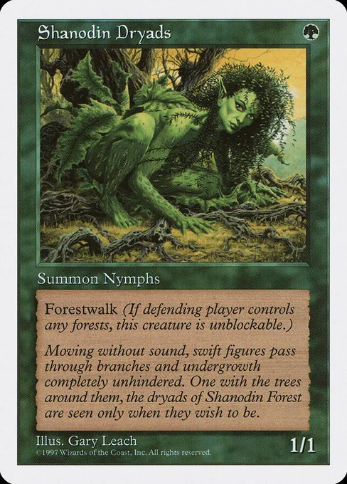 Shanodin Dryads, Fifth Edition #325