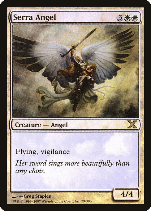 Serra Angel, Tenth Edition #39★