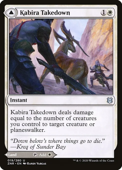 Kabira Takedown // Kabira Plateau, Zendikar Rising #19