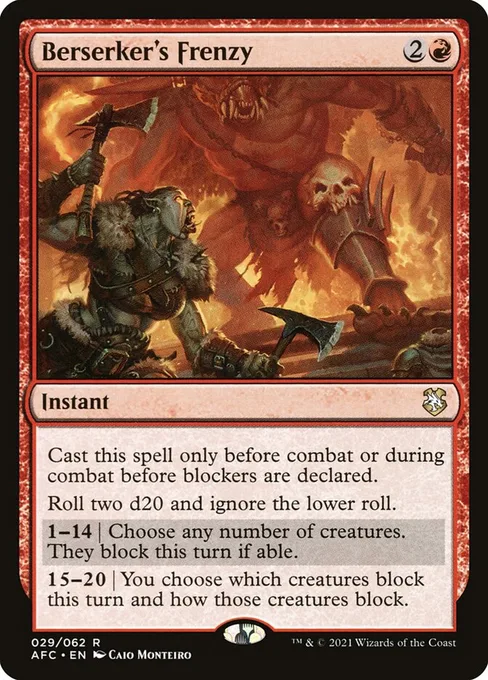 Berserker's Frenzy, Forgotten Realms Commander #29