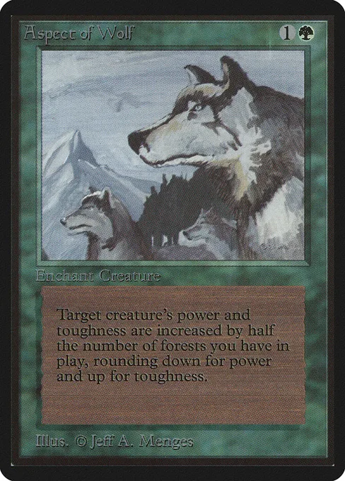 Aspect of Wolf, Limited Edition Beta #185
