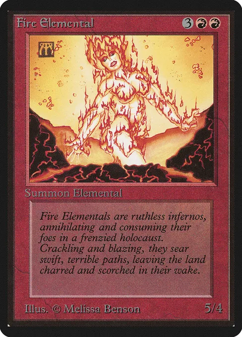 Fire Elemental, Limited Edition Beta #149