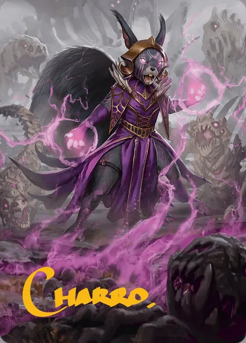 Liliana of the Dark Realms // Liliana of the Dark Realms, Bloomburrow Art Series #51