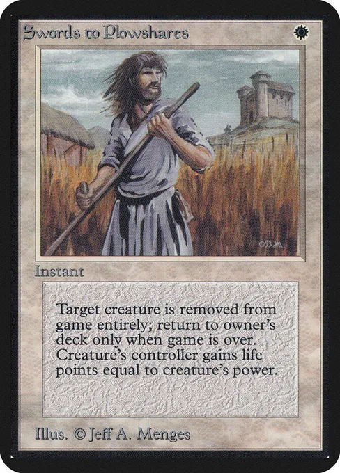 Swords to Plowshares, Limited Edition Alpha #40