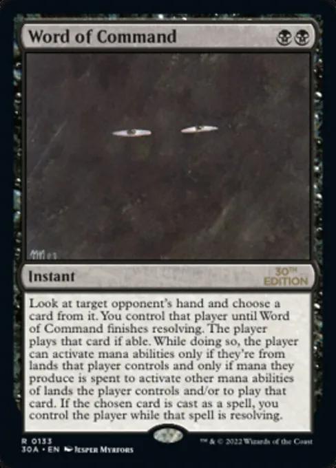 Word of Command, 30th Anniversary Edition #133