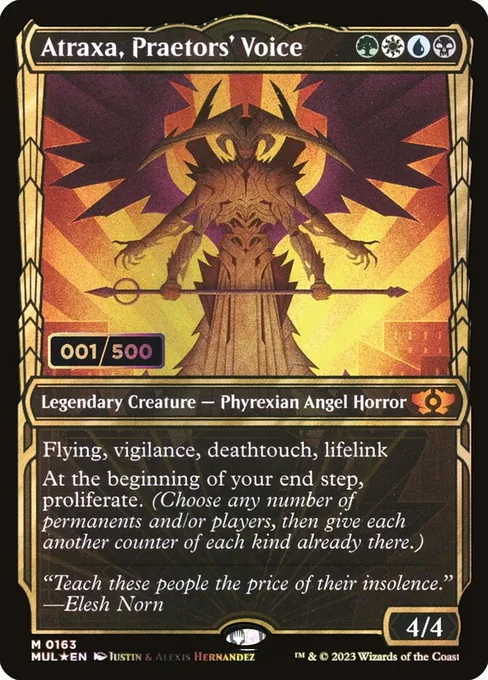 Atraxa, Praetors' Voice, Multiverse Legends #163z