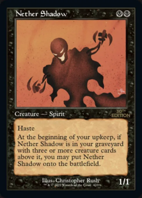 Nether Shadow, 30th Anniversary Edition #410
