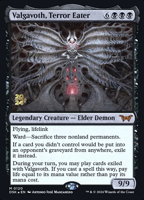 Valgavoth, Terror Eater, Duskmourn: House of Horror Promos #120s