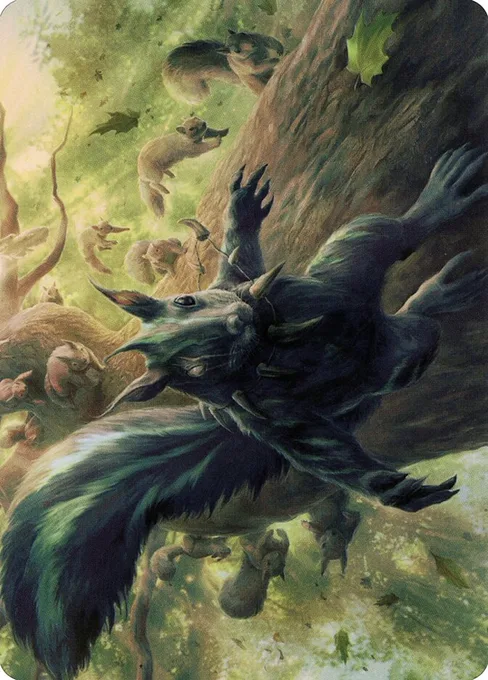 Chatterfang, Squirrel General // Chatterfang, Squirrel General, Modern Horizons 2 Art Series #68