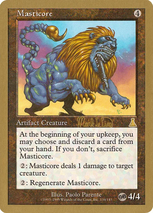 Masticore, World Championship Decks 1999 #mlp134sb