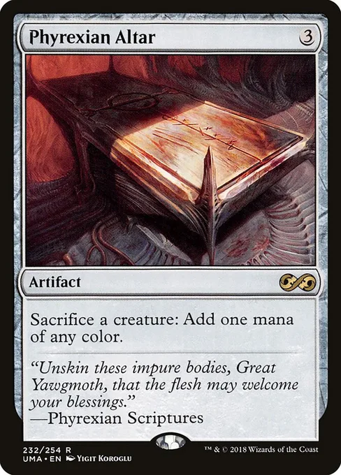 Phyrexian Altar, Ultimate Masters #232