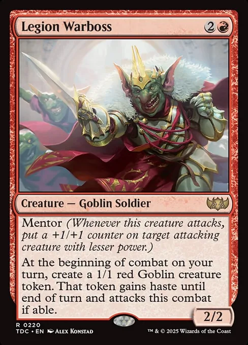 Legion Warboss, Tarkir: Dragonstorm Commander #220
