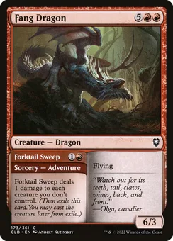 Fang Dragon // Forktail Sweep, Normal