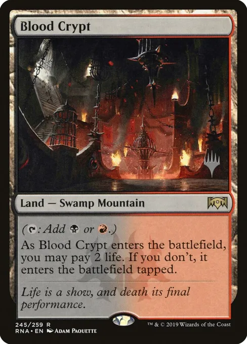 Blood Crypt, Ravnica Allegiance Promos #245p