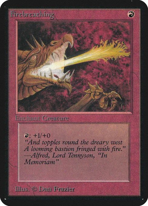 Firebreathing, Limited Edition Alpha #150