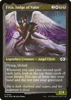 Firja, Judge of Valor, Holofoil