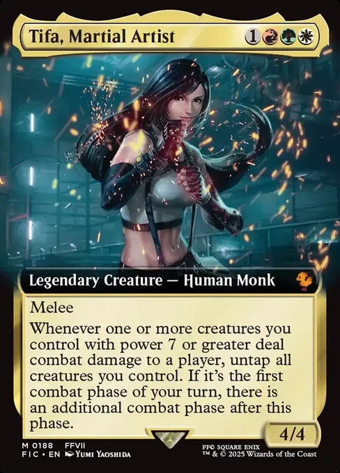 Tifa, Martial Artist, Final Fantasy Commander #188