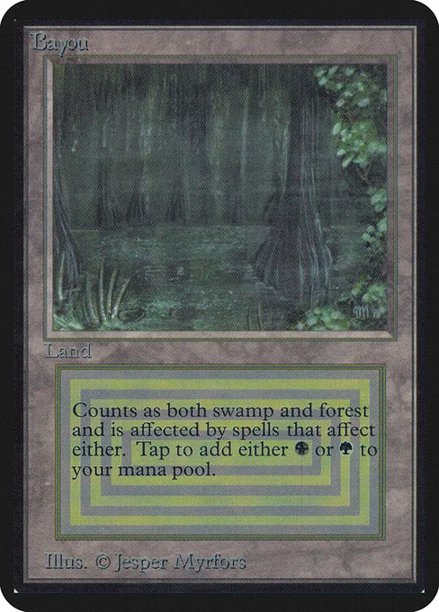 Bayou, Limited Edition Alpha #278