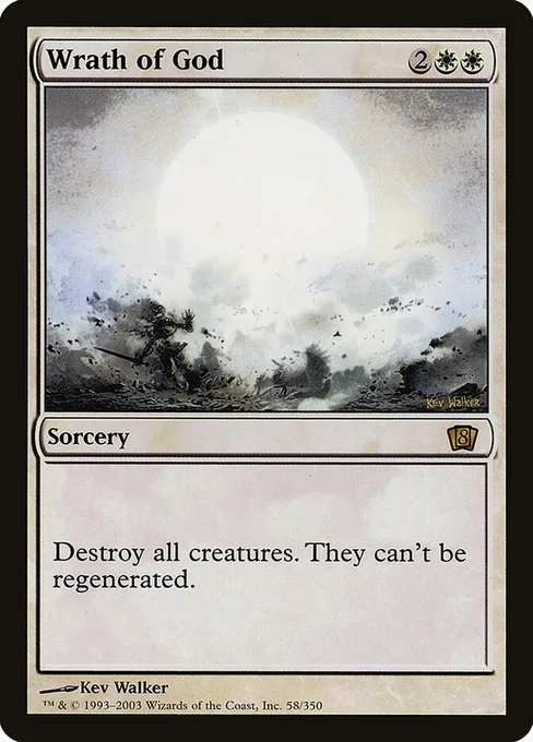 Wrath of God, Eighth Edition #58★