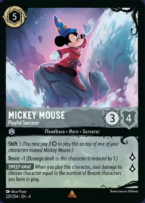 Mickey Mouse - Playful Sorcerer, Ursula's Return #225
