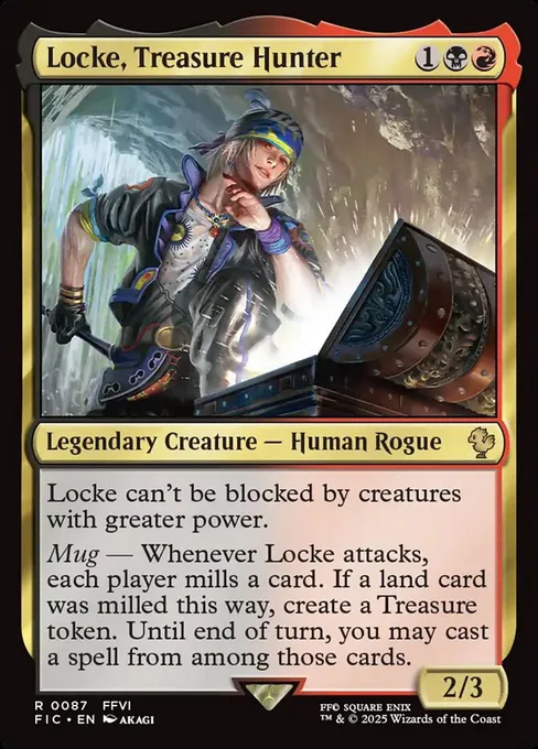Locke, Treasure Hunter, Final Fantasy Commander #87