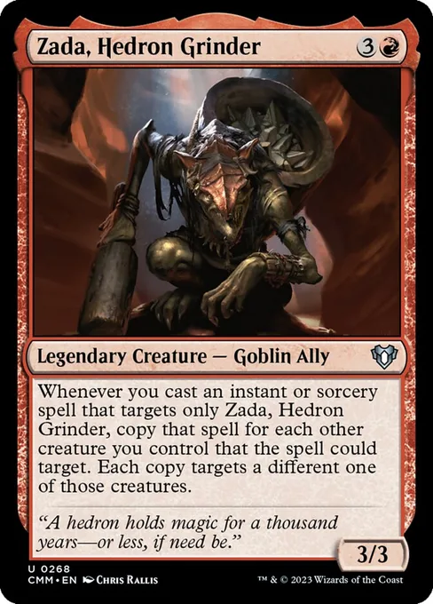 Zada, Hedron Grinder, Commander Masters #268