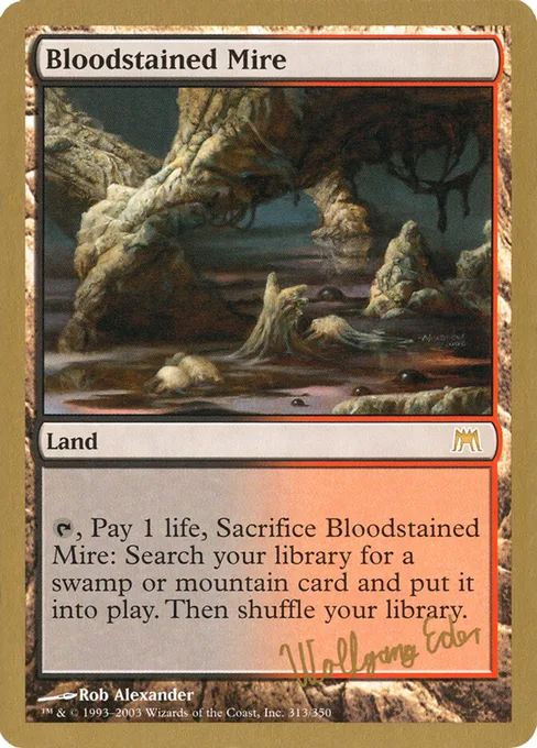 Bloodstained Mire, World Championship Decks 2003 #we313