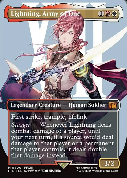 Lightning, Army of One, Final Fantasy #400
