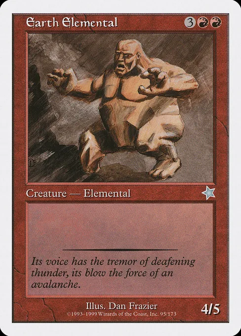 Earth Elemental, Starter 1999 #95