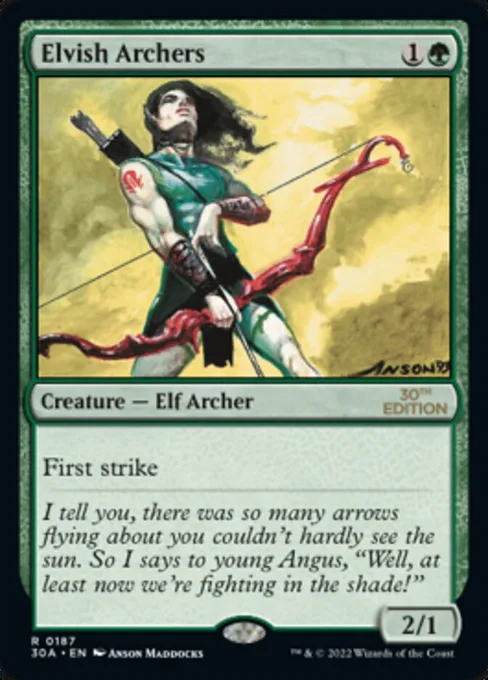Elvish Archers, 30th Anniversary Edition #187