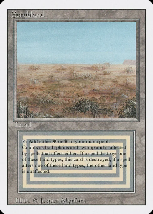 Scrubland, Revised Edition #286