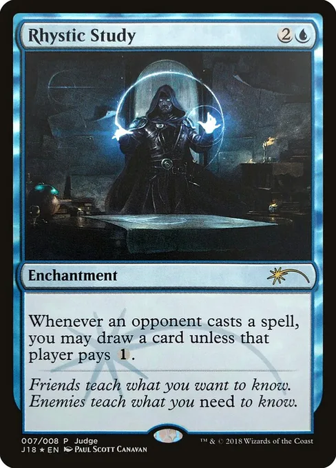 Rhystic Study, Judge Gift Cards 2018 #7