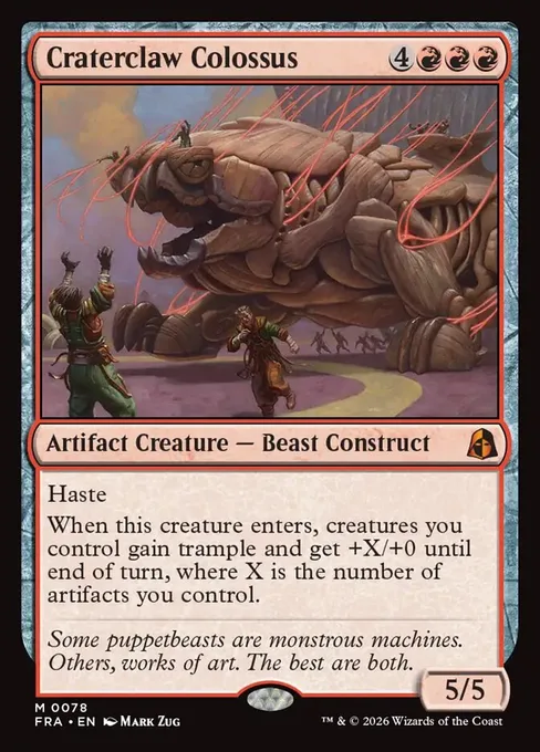 Craterclaw Colossus, Reality Fracture #78