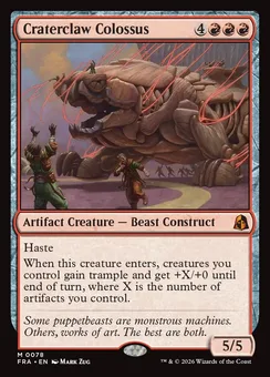 Craterclaw Colossus, Normal