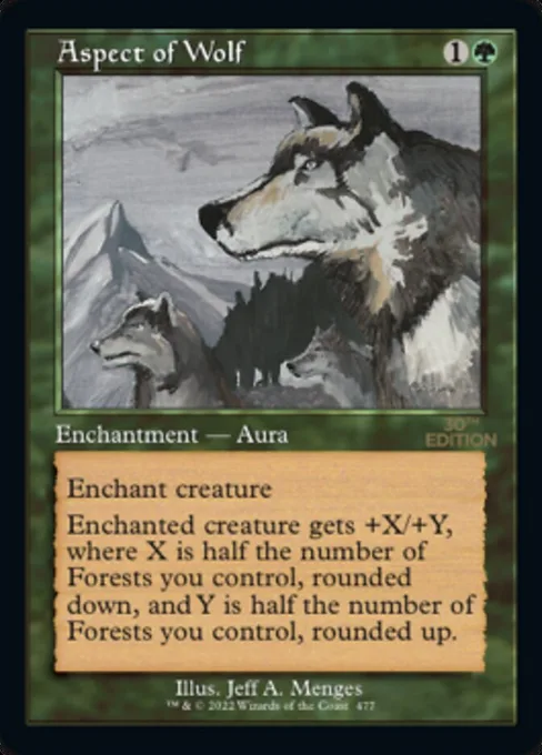 Aspect of Wolf, 30th Anniversary Edition #477